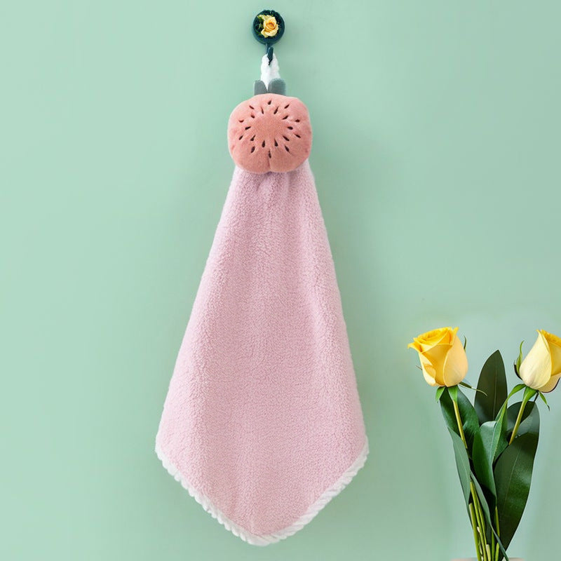 Hanging Absorbent Towel for Kids and Kitchen Use