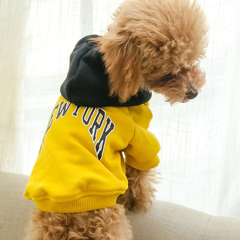 Terry Cotton Pet Hoodie Sweatshirt
