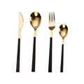 Plastic Handle Knife, Fork, Spoon - Simple Tableware
