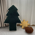 Large Cotton Pine Tree Plush Pillow for Home Decor