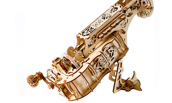UGEARS Wooden Mechanical Model DIY Hand-Crank Accordion